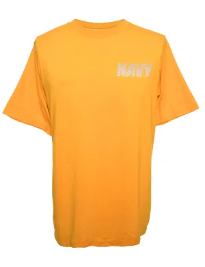 Yellow Printed T-shirt - M